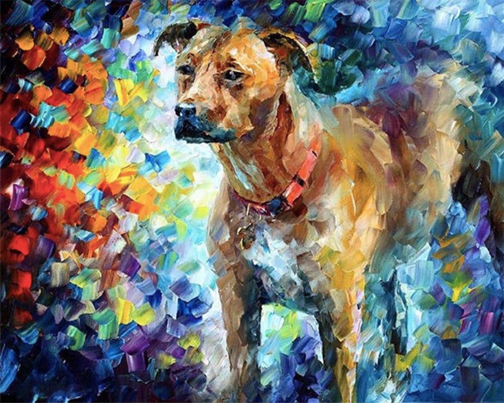 paintingnumberart Paint By Numbers Kit – Leonid Dog