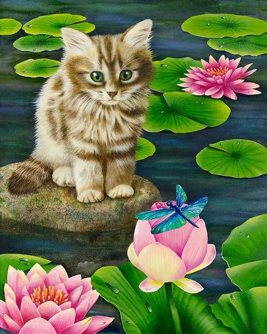paintingnumberart Paint By Numbers Kit – Lilys Pond