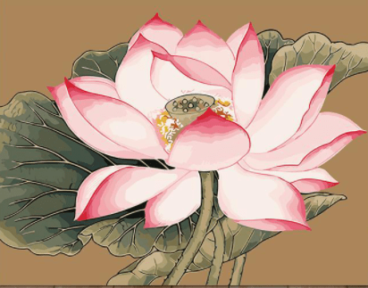 paintingnumberart Paint by Numbers Kit –   Lotus