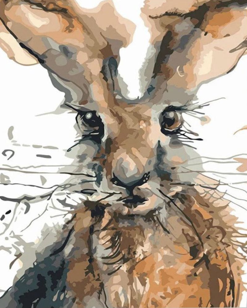 paintingnumberart Paint By Numbers Kit – Lovely Rabbit