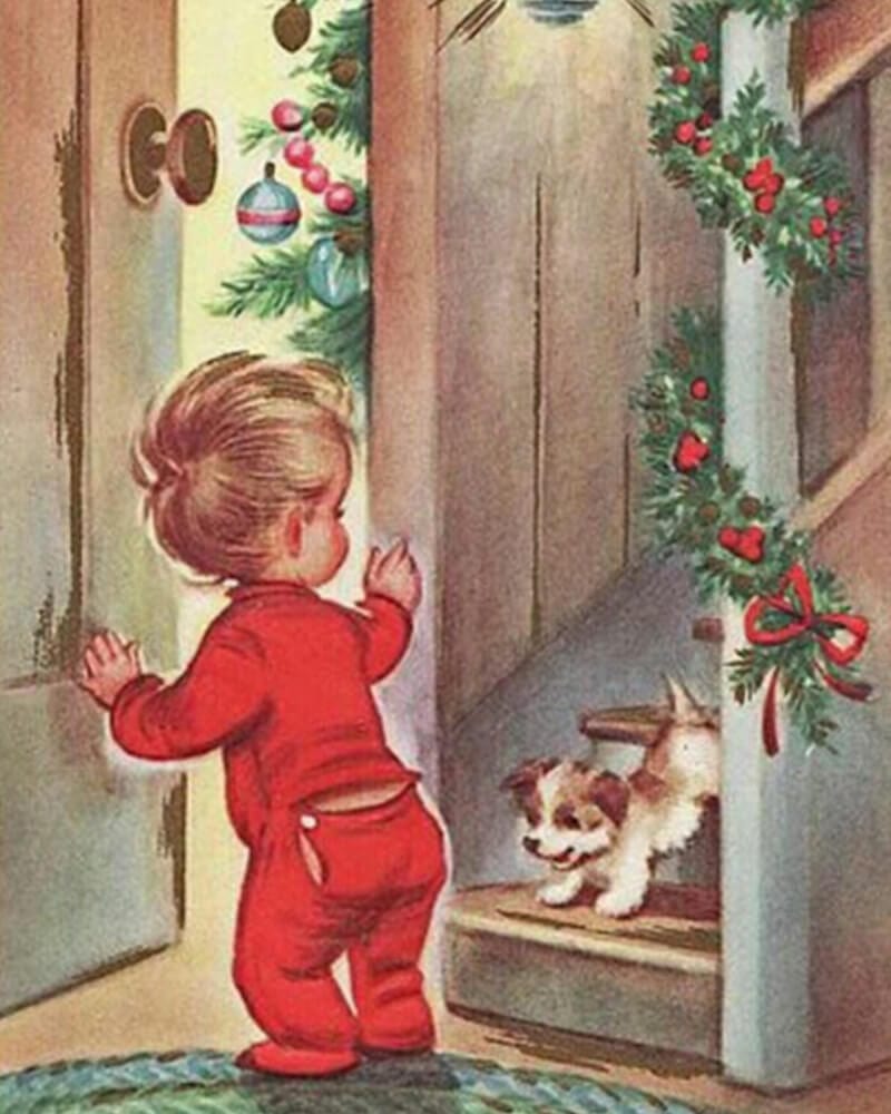 paintingnumberart Paint By Numbers Kit-Merry Christmas Baby
