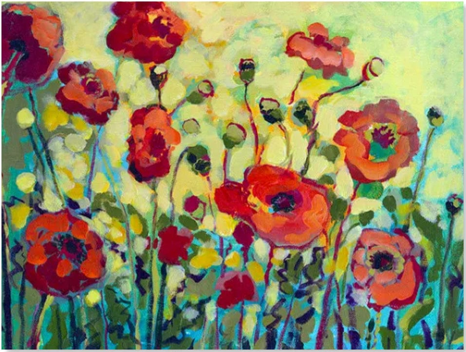 paintingnumberart Paint By Numbers Kit – nitas poppies art print