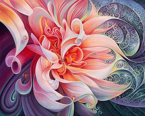 paintingnumberart Paint by Numbers Kit – Orb Flower