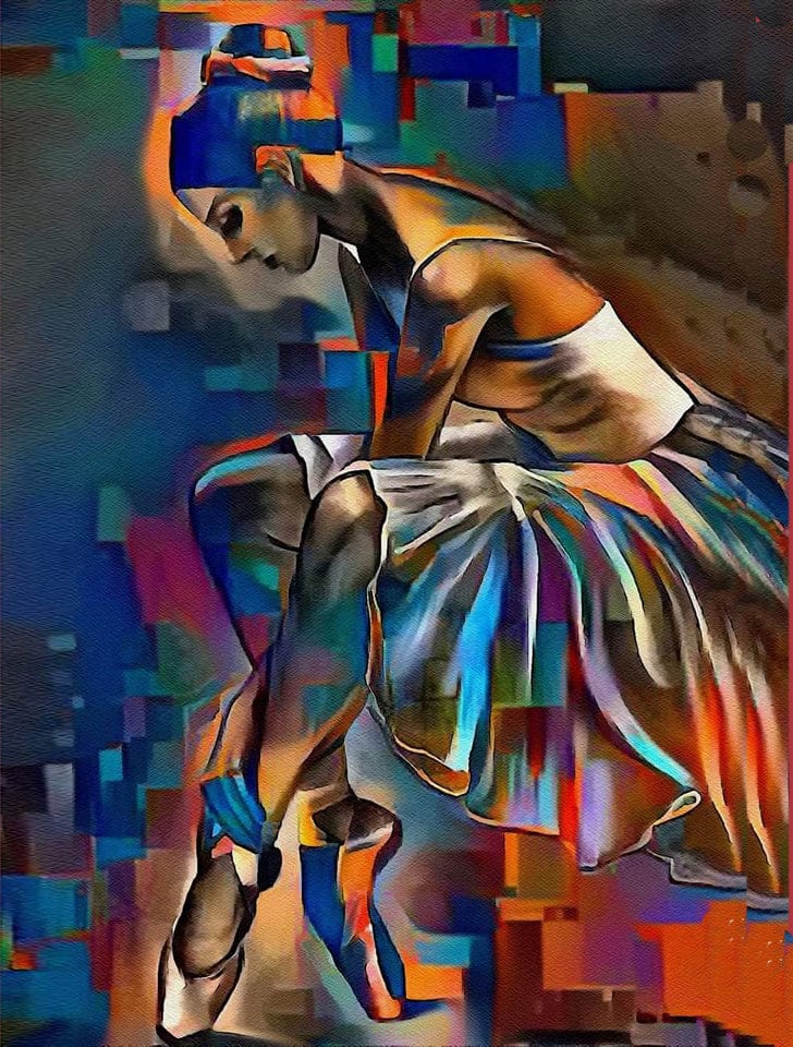 paintingnumberart Paint By Numbers Kit-Painted Ballerina
