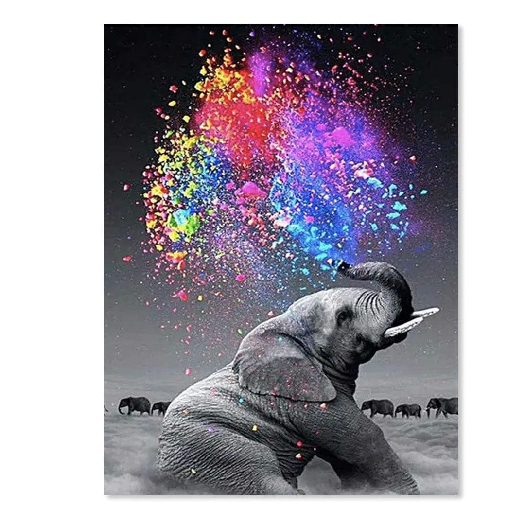 paintingnumberart Paint by Numbers Kit – Painting Elephant