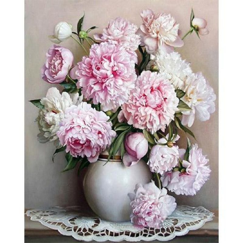 paintingnumberart Paint By Numbers Kit – Peony