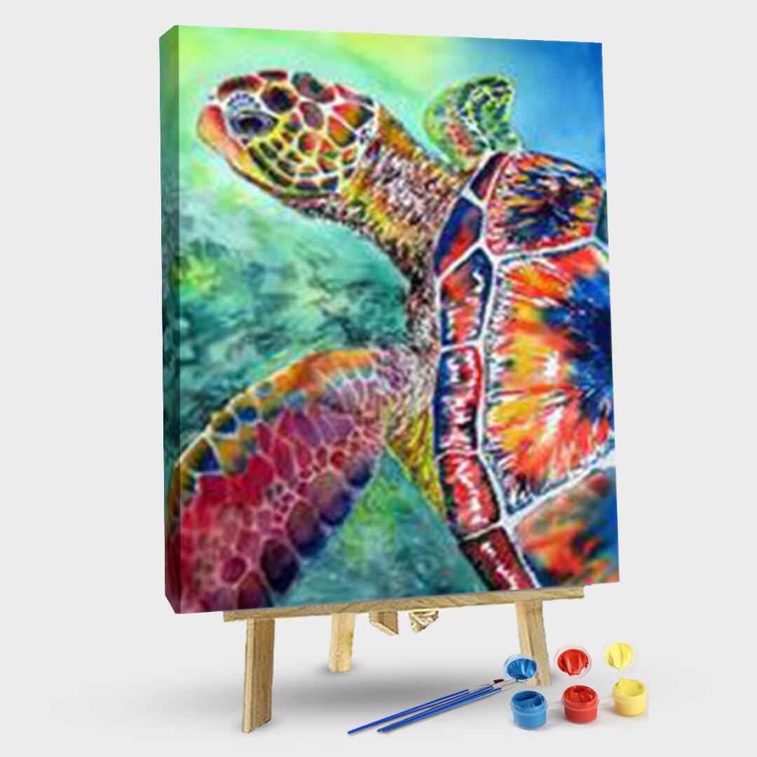 paintingnumberart Paint By Numbers Kit-Portrait Of Turtle