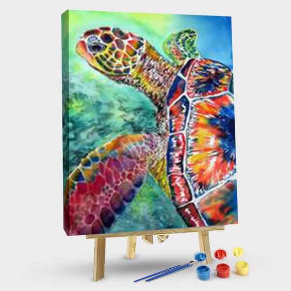 paintingnumberart Paint By Numbers Kit-Portrait Of Turtle