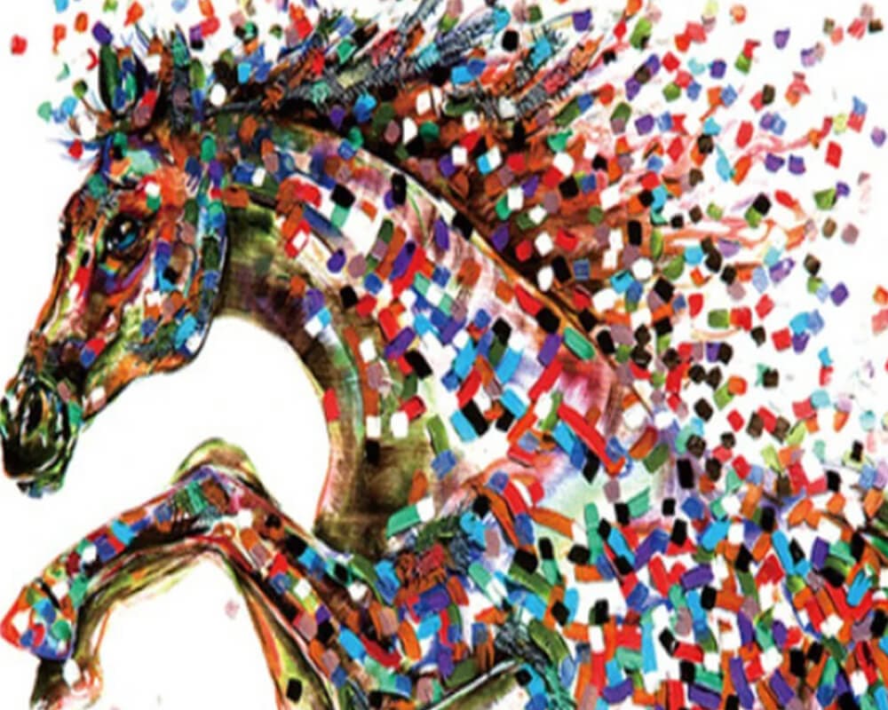 paintingnumberart Paint By Numbers Kit-Psychedelic Horse