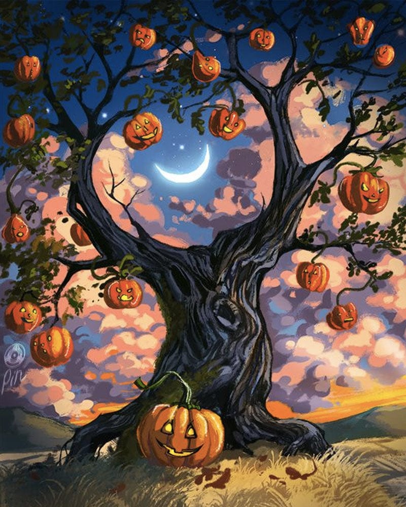 paintingnumberart Paint By Numbers Kit – Pumpkin Tree