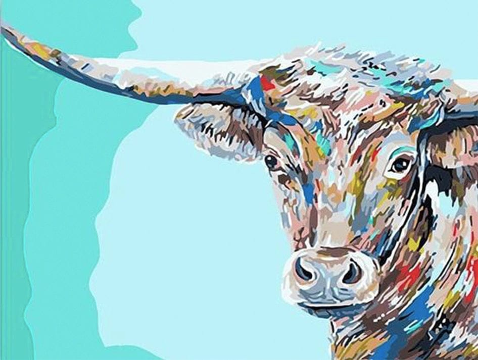 paintingnumberart Paint By Numbers Kit – Rampart Cow