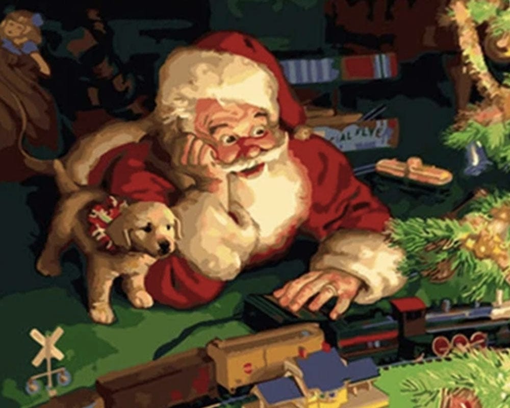 paintingnumberart Paint By Numbers Kit – Santa Claus