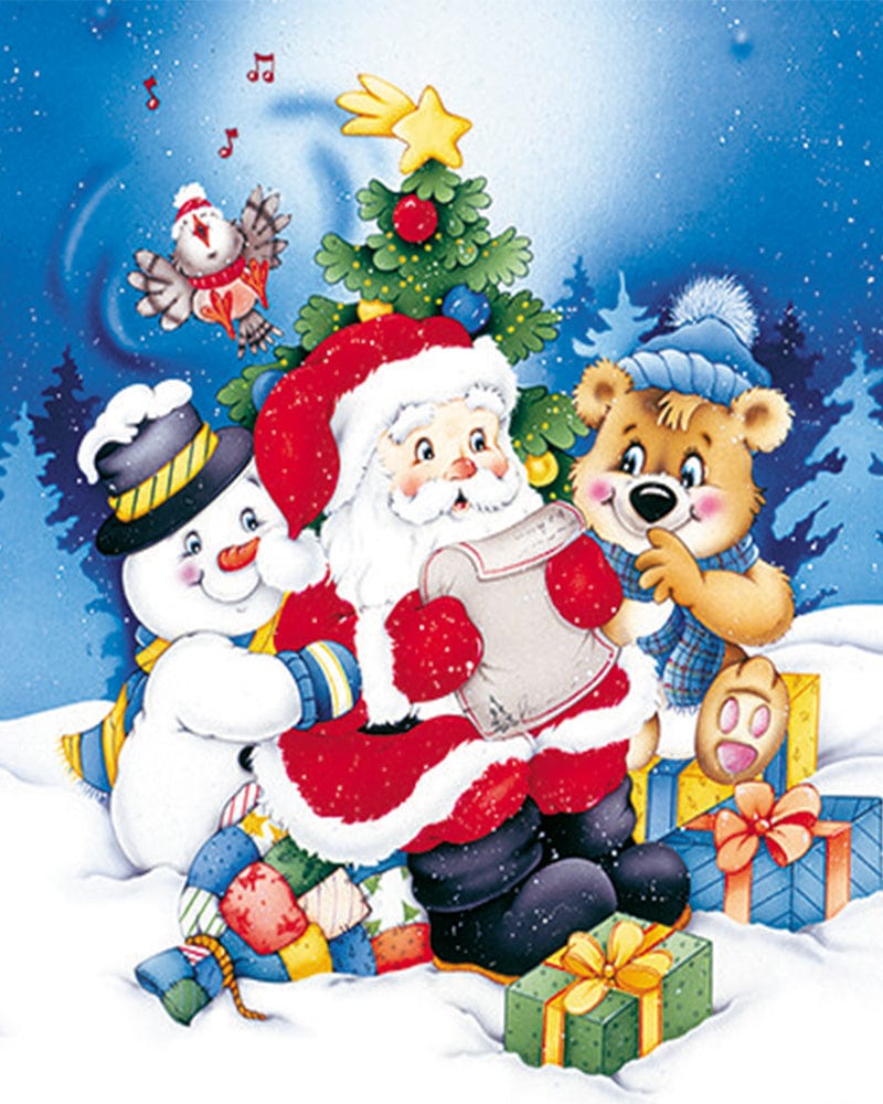 paintingnumberart Paint By Numbers Kit-Santa Claus