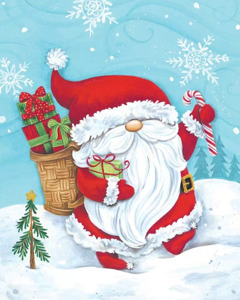 paintingnumberart Paint By Numbers Kit-Santa Gnome