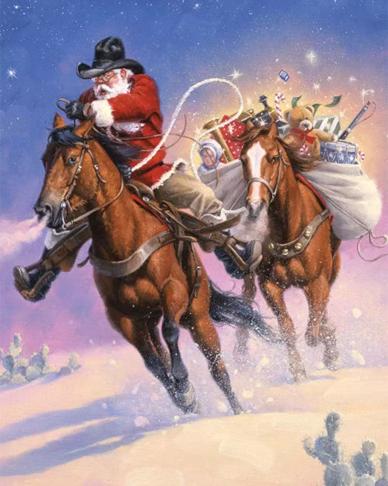 paintingnumberart Paint By Numbers Kit-Santas Big Ride