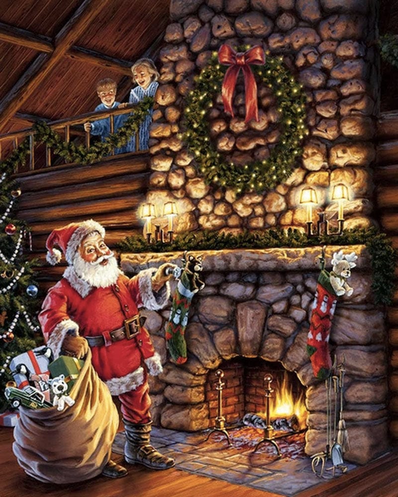 paintingnumberart Paint By Numbers Kit – Santas Surprise