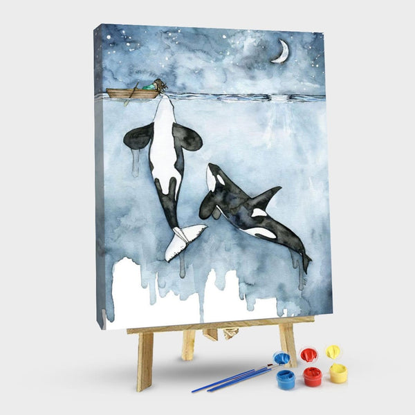 paintingnumberart Paint By Numbers Kit-Sea Turtles