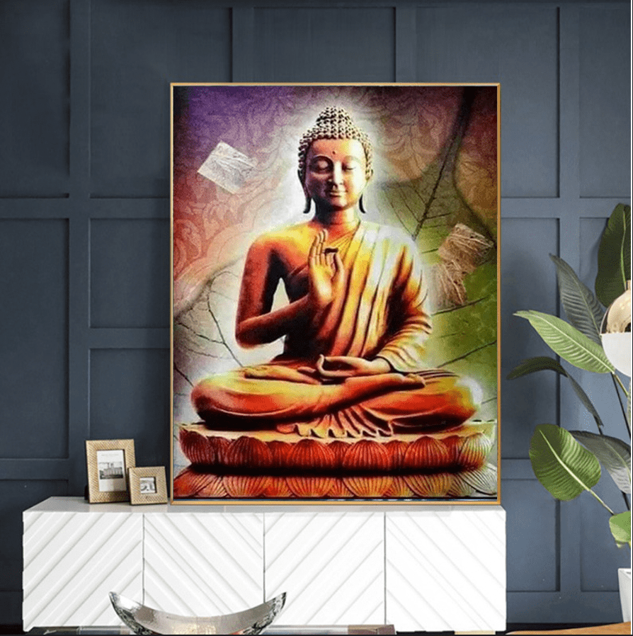 paintingnumberart Paint By Numbers Kit-Sitting Buddha II