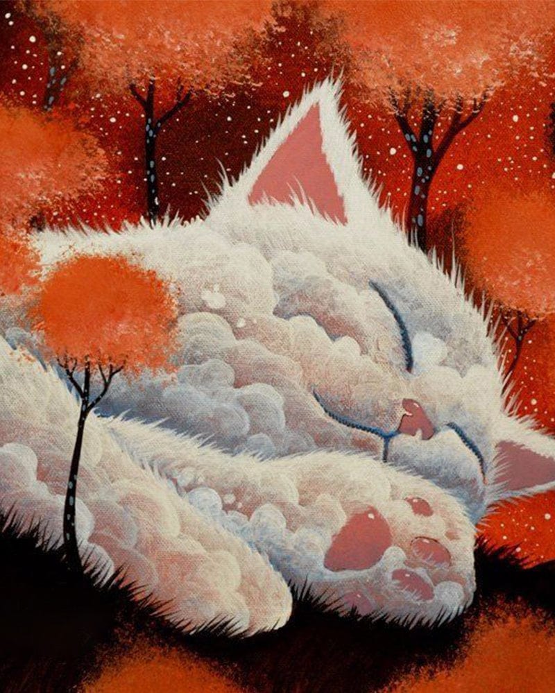 paintingnumberart Paint By Numbers Kit-Sleeping Cat