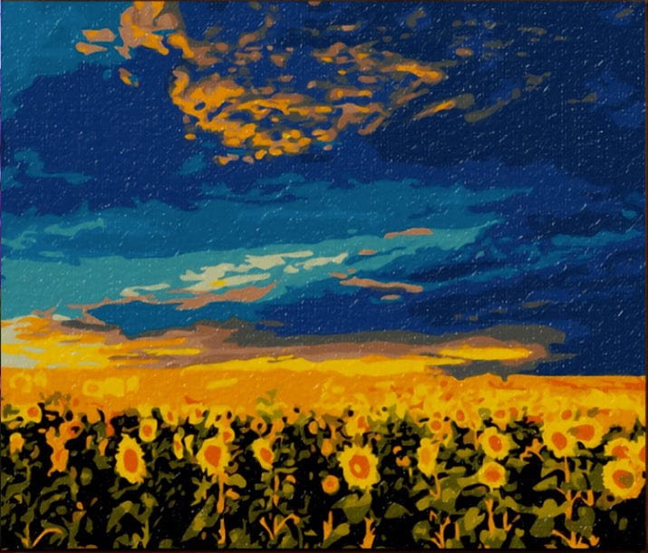 paintingnumberart Paint By Numbers Kit- Sun flower