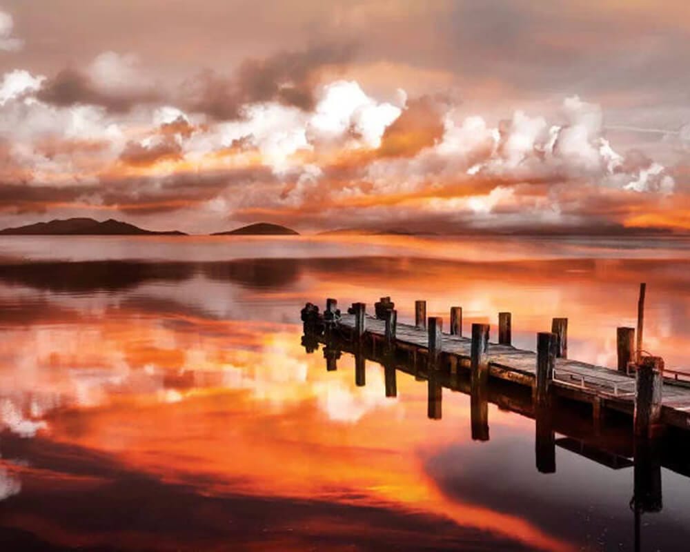 paintingnumberart Paint by Numbers Kit-Sunset Pier
