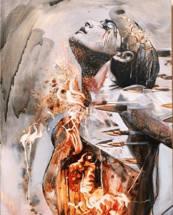 paintingnumberart Paint By Numbers Kit-The Combustion