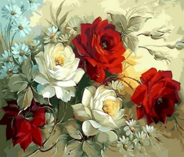 paintingnumberart Paint By Numbers Kit – The Poppy Flowers