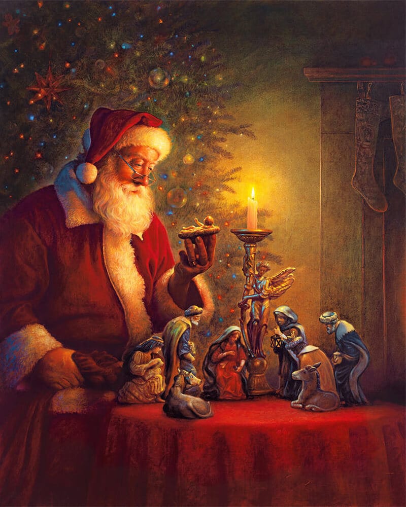 paintingnumberart Paint By Numbers Kit-the-spirit-of-christmas-greg-olsen