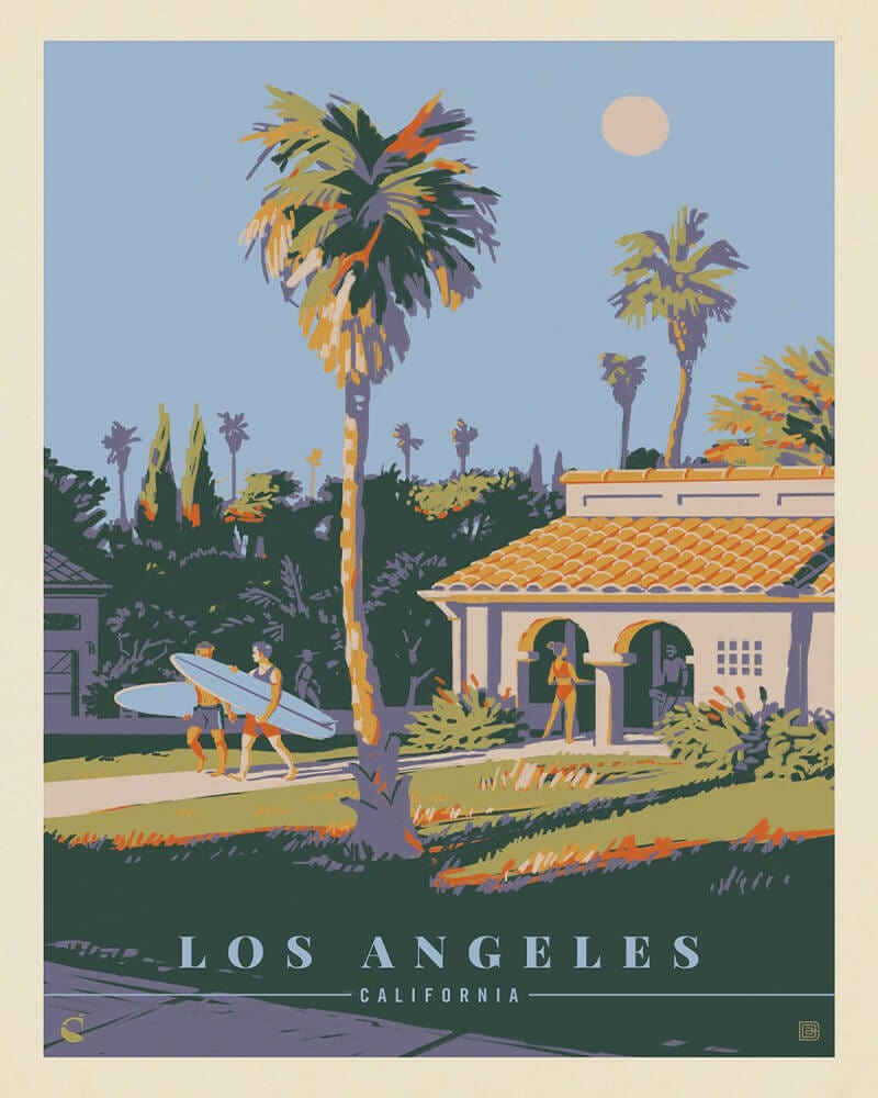 paintingnumberart Paint By Numbers Kit – USA-Los Angeles CA Surf&Up