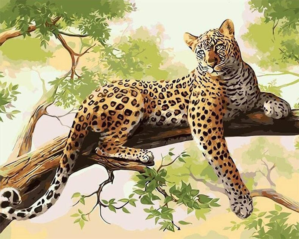 paintingnumberart Paint By Numbers Kit – Wild Leopard