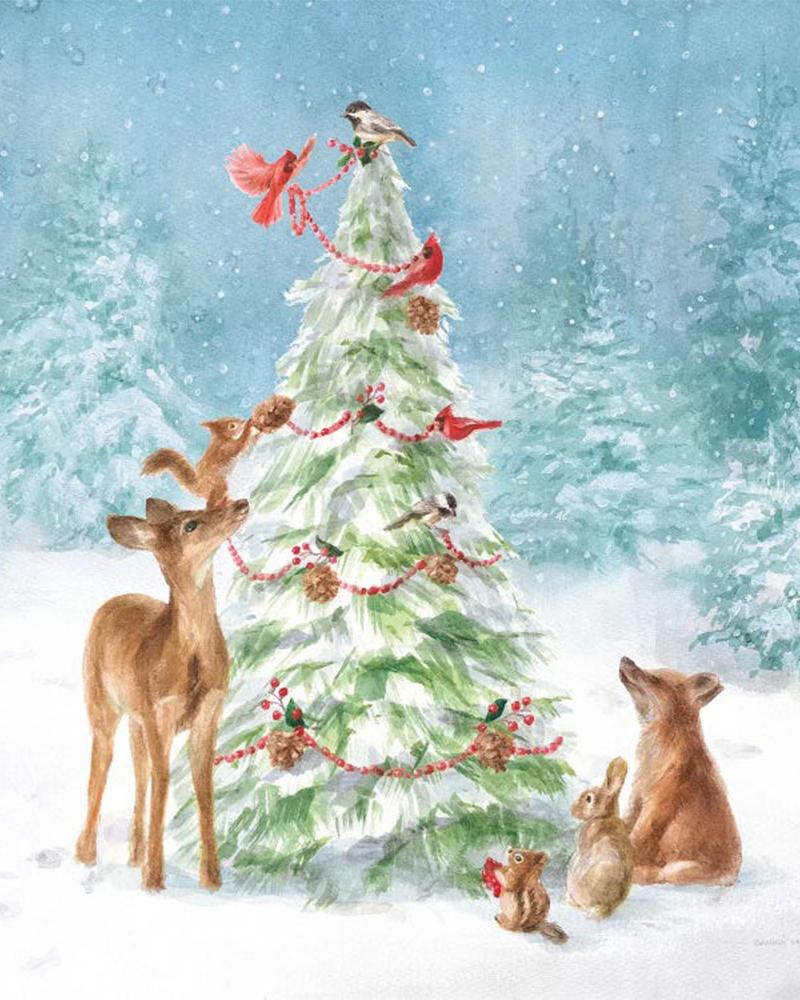 paintingnumberart Paint by Numbers Kit-Wood land CelebrationII