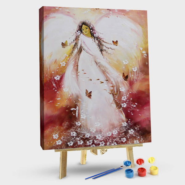 paintingnumberart Passionate angel – Paint by number kit