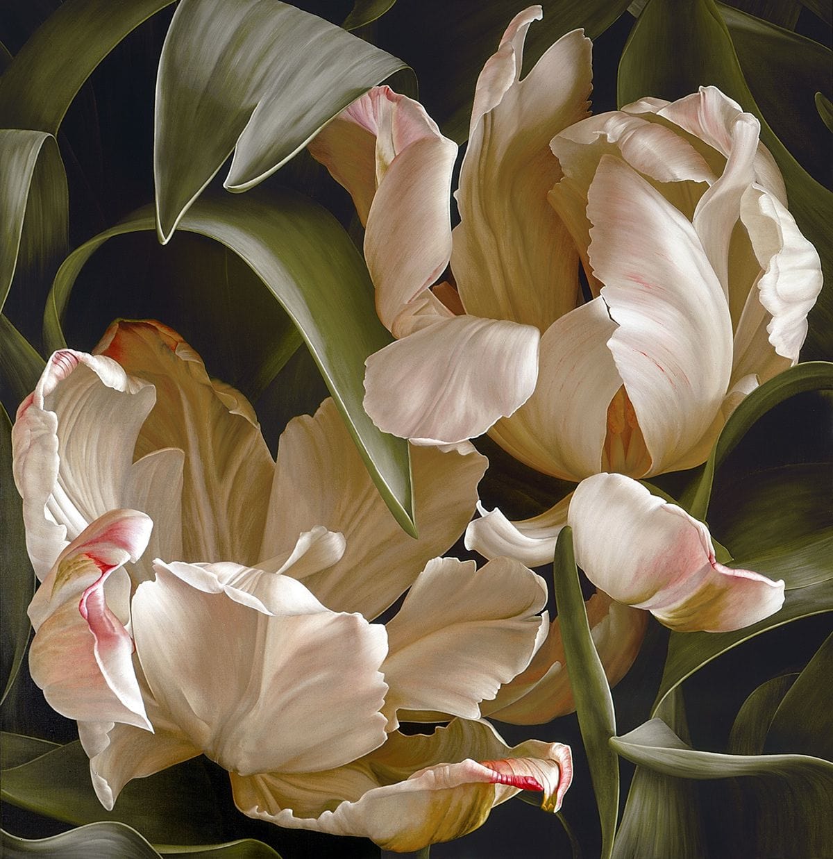 paintingnumberart Peonies on Orange – Tech-Crafty Paint By Numbers