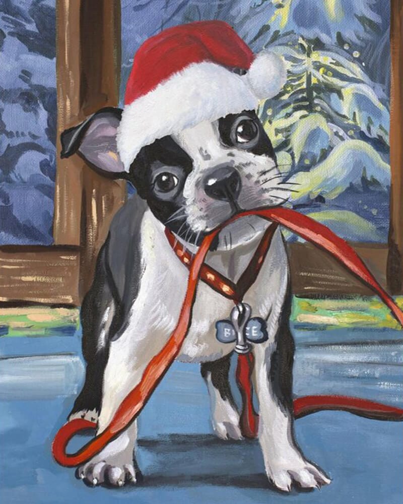 paintingnumberart Please Walk Me-Paint by Numbers Kit
