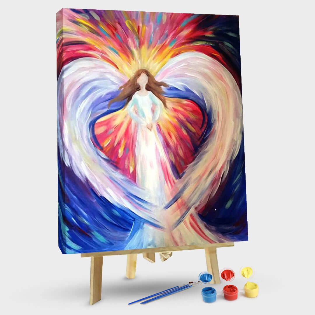 paintingnumberart Pretty angel-Paint by Numbers Kit
