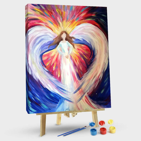 paintingnumberart Pretty angel-Paint by Numbers Kit