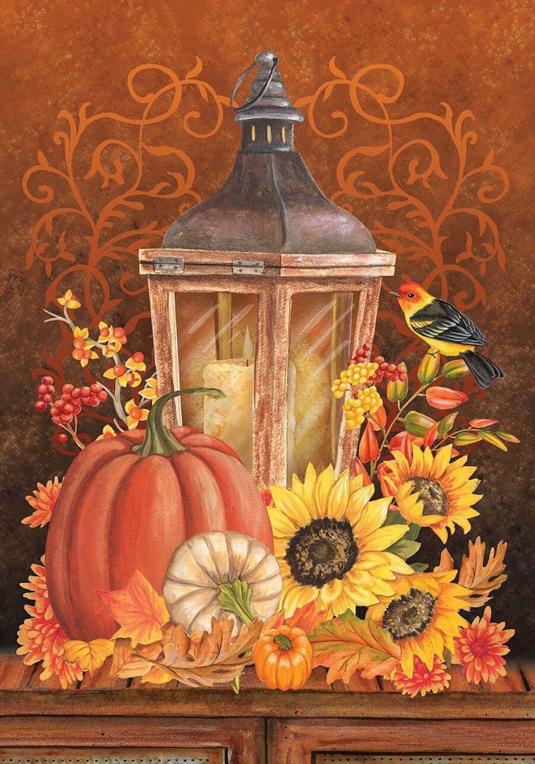paintingnumberart Pumpkins and Sunflowers-Paint by Numbers Kit