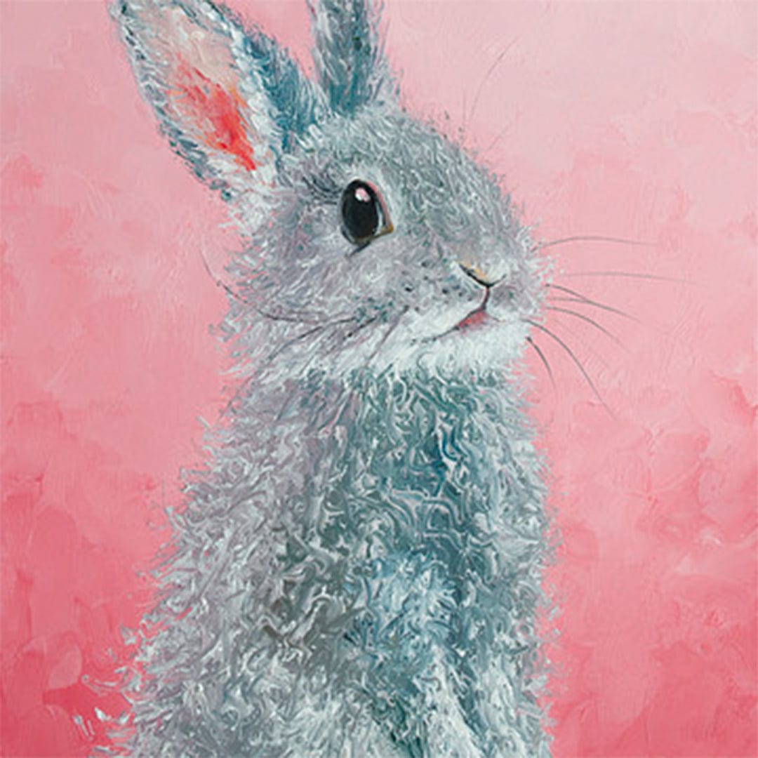 paintingnumberart Rabbits-Mini DIY Paint by Numbers Kit