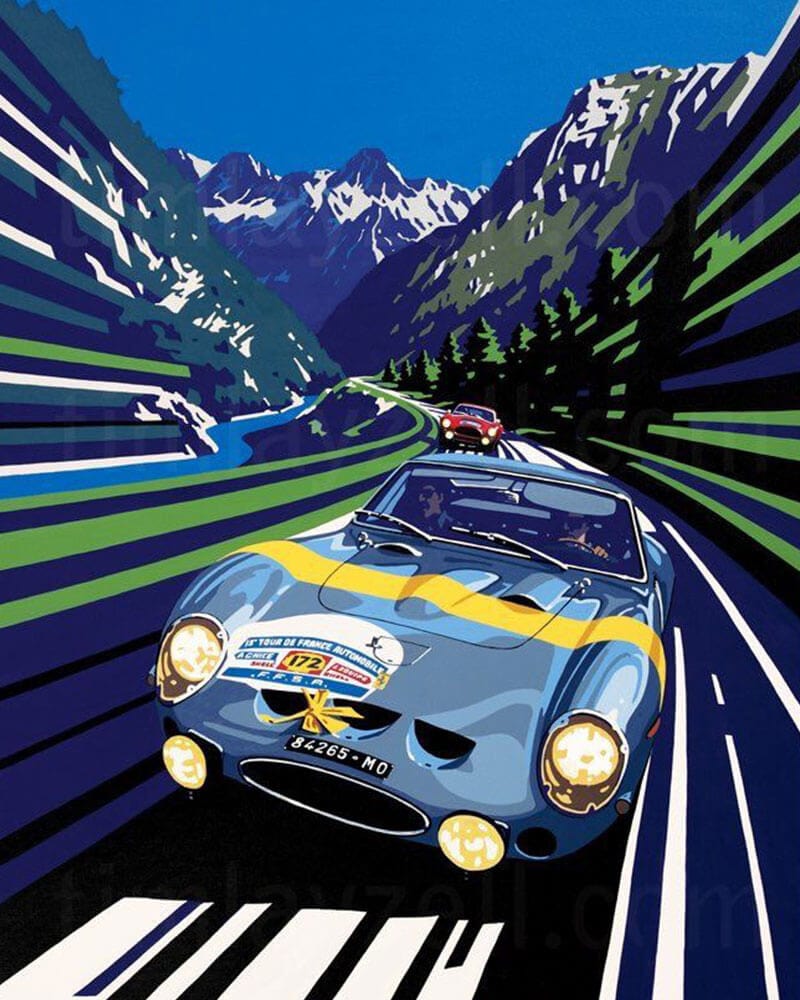 paintingnumberart Racing Car#4-Paint by Numbers Kit