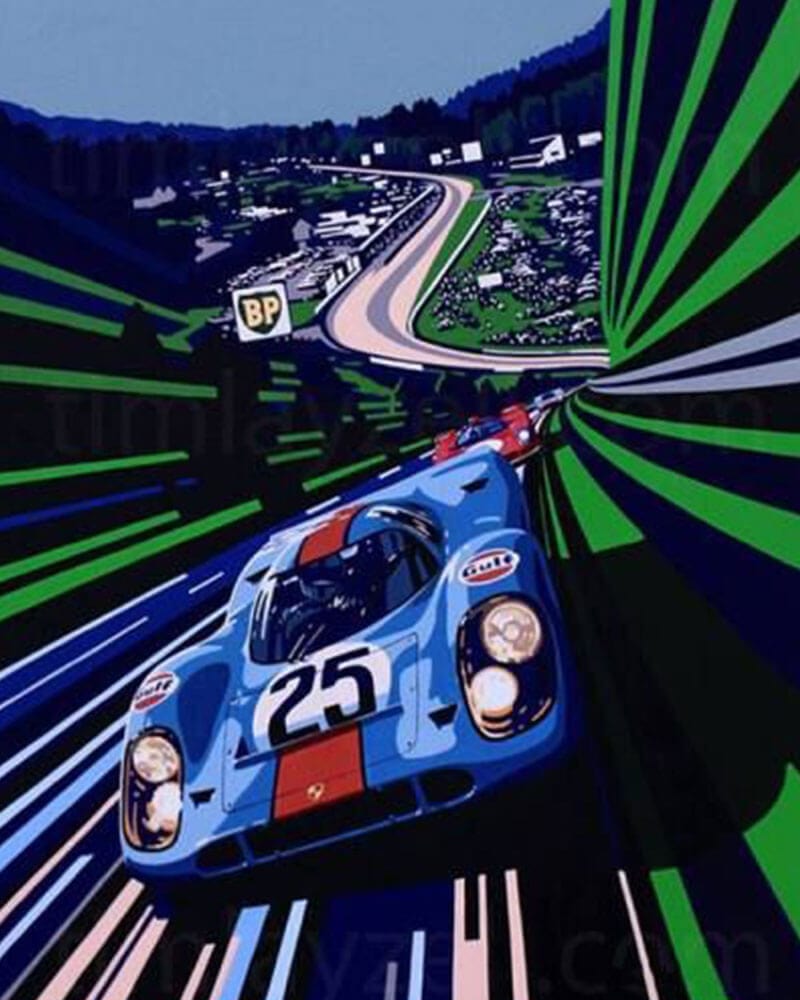 paintingnumberart Racing Car#6-Paint by Numbers Kit