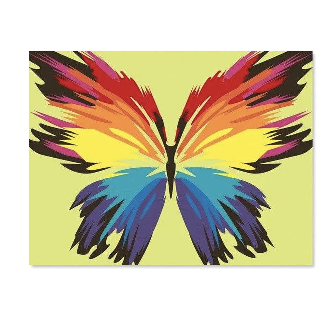 paintingnumberart Rainbow Butterfly – Animals Paint By Number