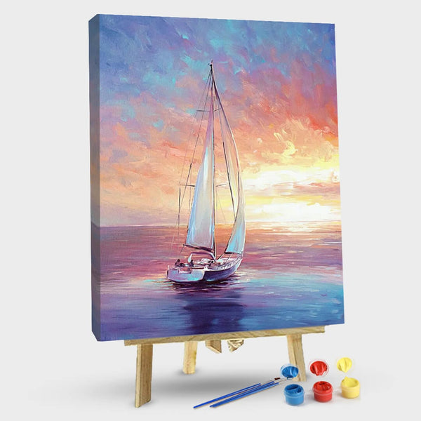 paintingnumberart Sailing sea-Paint by number kit