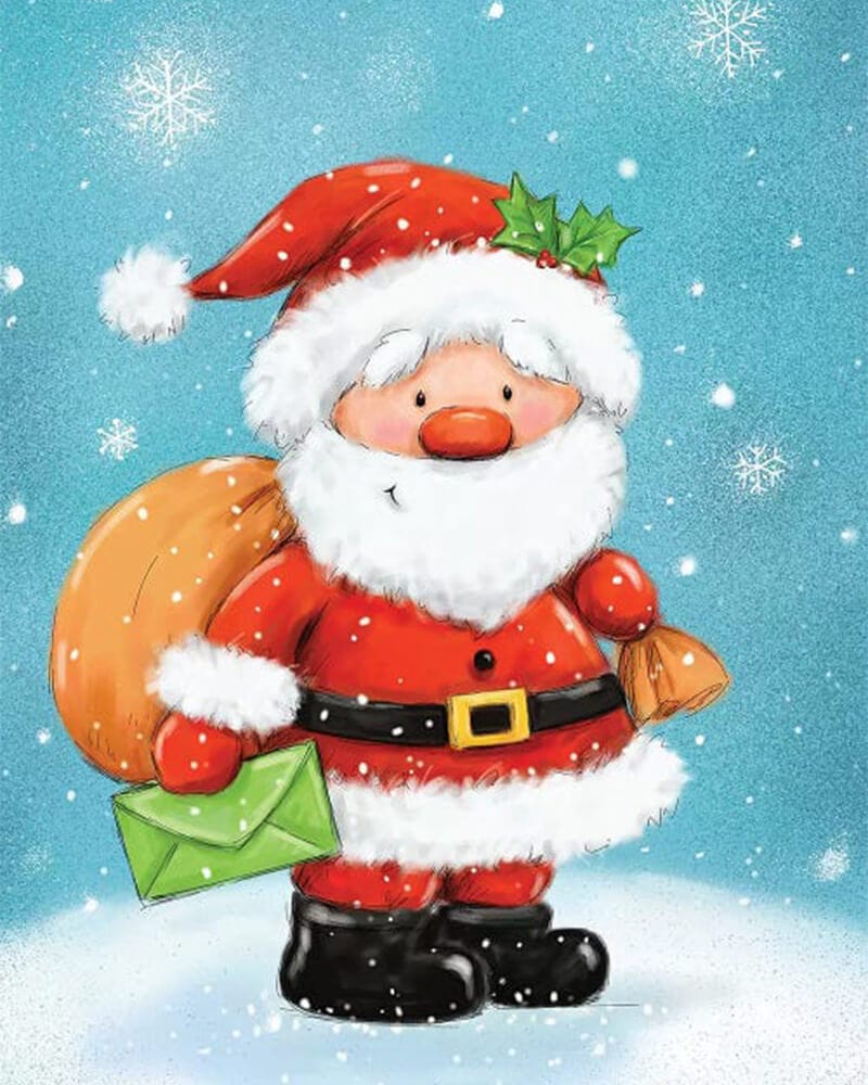 paintingnumberart Santa III-Paint by Numbers Kit