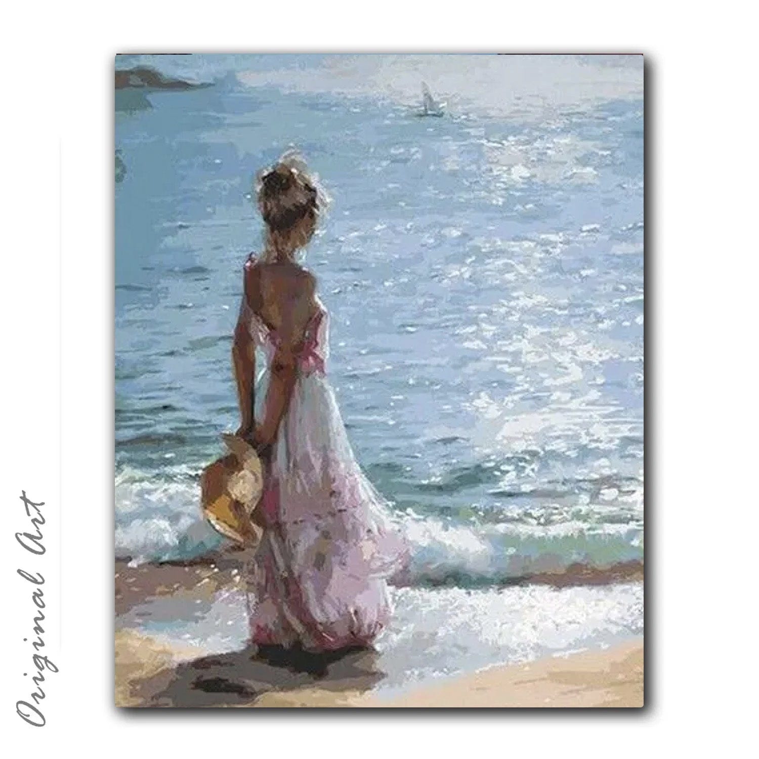paintingnumberart Sea Girl – People Paint By Number