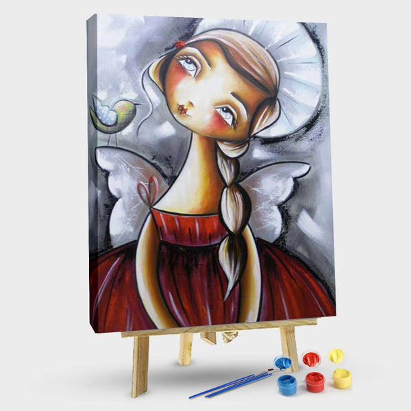 paintingnumberart Sleeping Angel#14-Paint By Numbers Kit