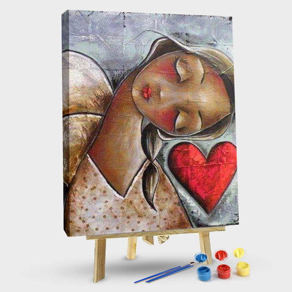 paintingnumberart Sleeping Angel#16-Paint By Numbers Kit