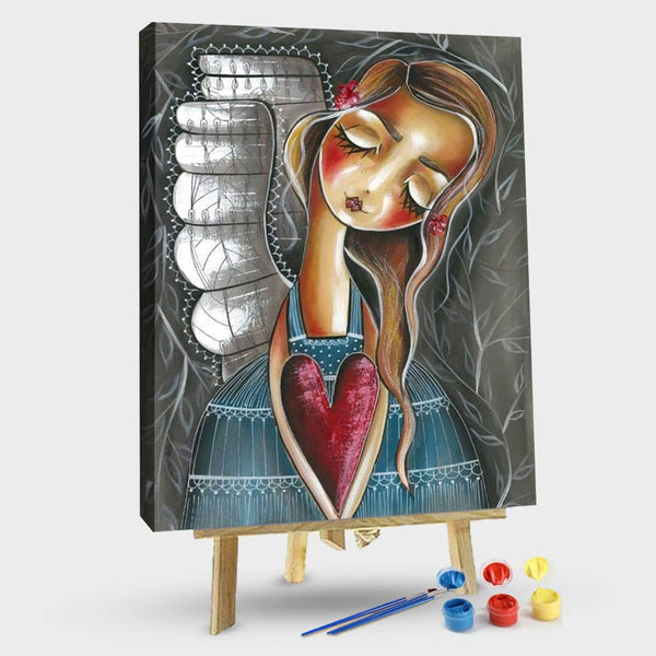 paintingnumberart Sleeping Angel#23-Paint By Numbers Kit