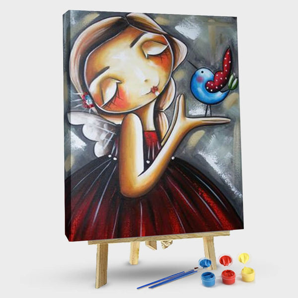 paintingnumberart Sleeping Angel#3-Paint By Numbers Kit