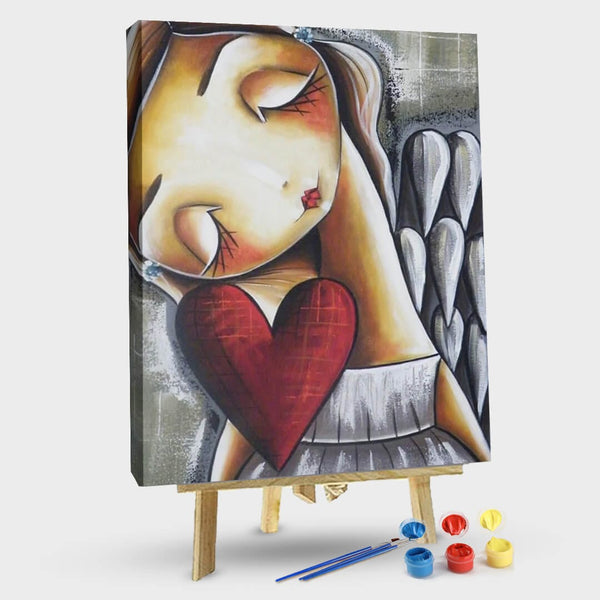 paintingnumberart Sleeping Angel#6-Paint By Numbers Kit