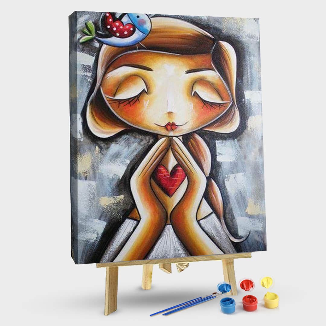 paintingnumberart Sleeping Angel#7-Paint By Numbers Kit